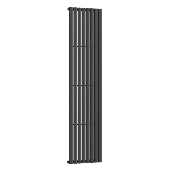 NAVIN Stahlröhrenheizkörper Ellipse 480x1800 schwarz, wassergeführt