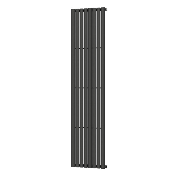 NAVIN Stahlröhrenheizkörper Ellipse 480x1800 schwarz, wassergeführt
