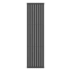 Heizkörper Ellipse DOUBLE 480x1800-8, schwarz, korrosionsbeständig