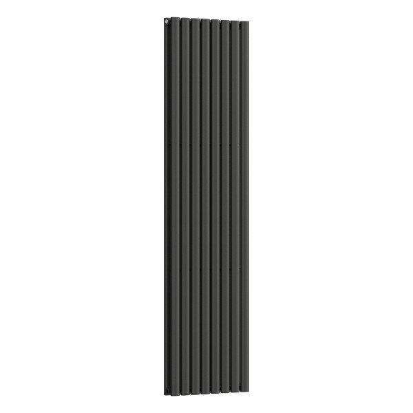 Navin Elektrischer Handtuchheizkörper Ellipse DOUBLE 480x1800, weiß