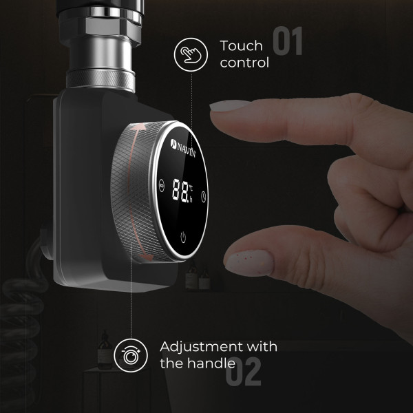 NAVIN Heizstab Accorto 300W WIFI schwarz