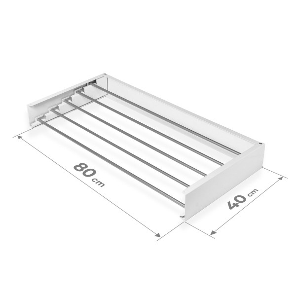 Wandwäschetrockner NAVIN LinoFlat 80 weiß