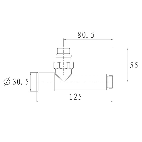 Raftek Heizkörperventil Eckventil 1/2'x1/2' Chrom