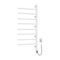 Elektrischer Handtuchheizkörper NAVIN Arabesque 480×1000 Sensor Weiß, 180° drehbar
