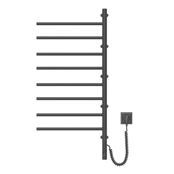 Elektrischer Badheizkörper ARABESQUE Sensor 480x1000 Schwarz
