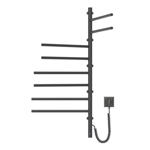 Elektrischer Badheizkörper ARABESQUE Sensor 480x1000 Schwarz