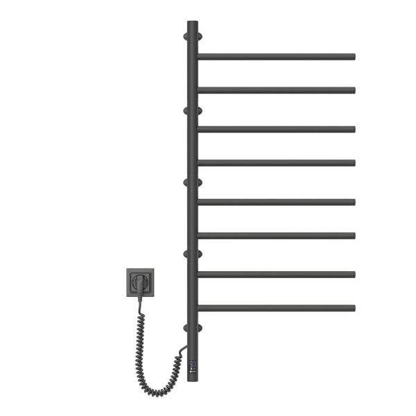 Elektrischer Badheizkörper ARABESQUE Sensor 480x1000 Schwarz