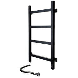Nordic Handtuchheizkörper Sensor 500x800 Schwarz links