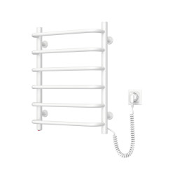 Elektrischer Handtuchheizkörper SYMPHONIA 480x600 Weiß rechts