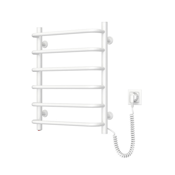 Elektrischer Badheizkörper Navin Symphony 480x600 mit Kabelausgang rechts