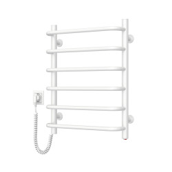 Elektrischer Handtuchheizkörper SYMPHONIA 480x600 Weiß links