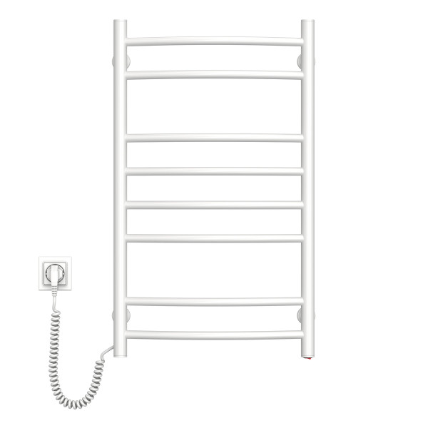 Elektrischer Badheizkörper Camellia 480x800, links, weiß