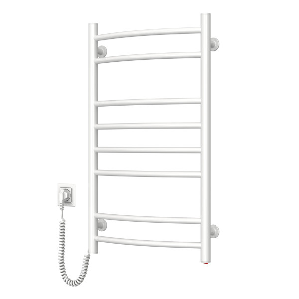Elektrischer Badheizkörper Camellia 480x800, links, weiß