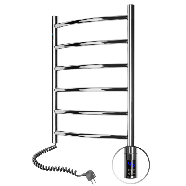 Elektrischer Badheizkörper Camellia 480x600 mit Sensor links, Timer