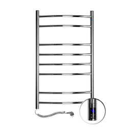 Edelstahl-Handtuchheizkörper Camellia 480x800 links mit Sensor