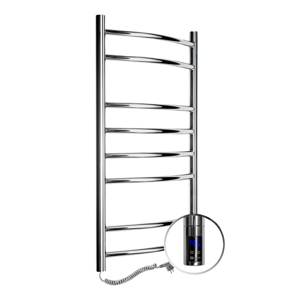 Elektrischer Badheizkörper Camellia 480x800 mit Sensor links, Timer