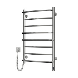 Edelstahl Handtuchheizkörper Omega Sensor 530x800 links