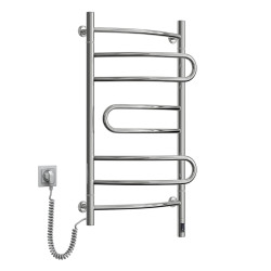 Edelstahl Handtuchheizkörper Pirouette Sensor 480x800 links