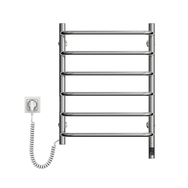 Elektrischer Badheizkörper Navin Symphony 480x600 links mit Sensor und Timer