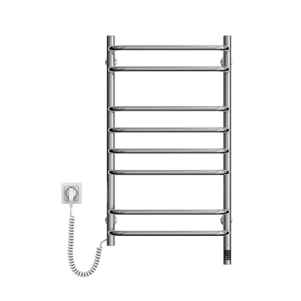 Elektrischer Badheizkörper Navin Symphony 480x800 links mit Sensor und Timer