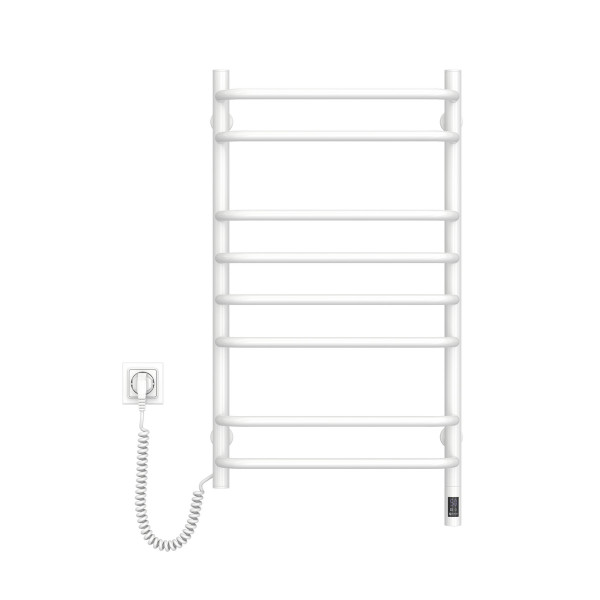 Elektrischer Badheizkörper Navin Symphony 480x600 links mit Sensor und Timer