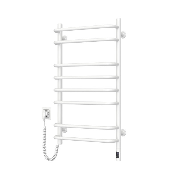 Elektrischer Badheizkörper Navin Symphony 480x600 links mit Sensor und Timer
