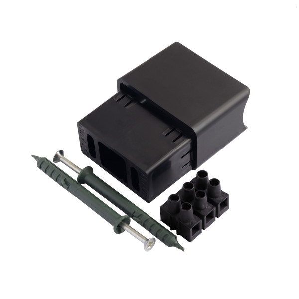 Unterputz-Anschluss-Set (schwarz)