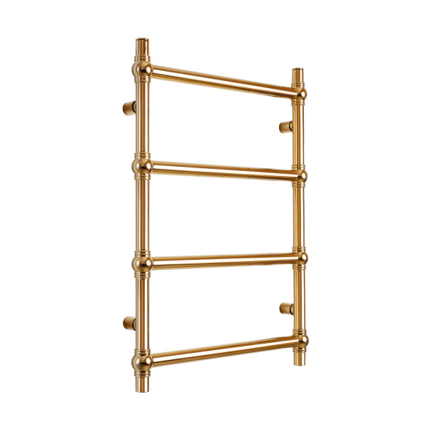Retro Handtuchheizkörper Wasser Edelstahl Gold 500x800