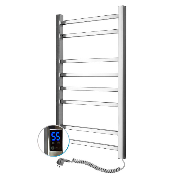 Elektrischer Badheizkörper Navin Loft 500x800, Sensor rechts, Timer