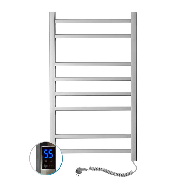 Elektrischer Badheizkörper Navin Loft 500x800, Sensor rechts, Timer