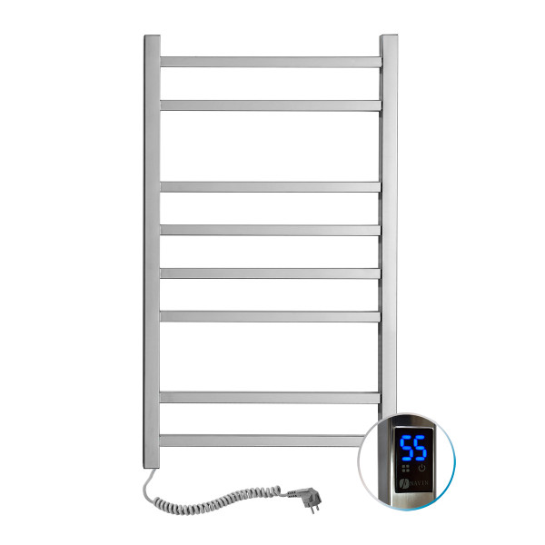 Elektrischer Badheizkörper Navin Loft 500x800, Sensor links, Timer