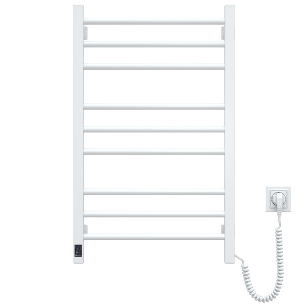 Heizkörper Classic Quadro 500x800, elektrisch, weiß, mit Sensor rechts, Timer