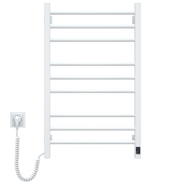 Heizkörper Classic Quadro 500x800, links mit Sensor, Timer, weiß