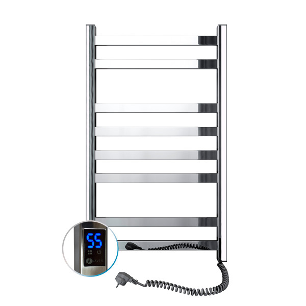 Elektrischer Badheizkörper Navin Avangard 480x800, Sensor rechts, Timer