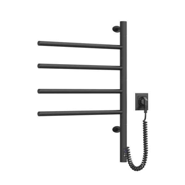 Elektrischer Badheizkörper NAVIN Arabesque 480x600 Sensor, Schwarz, Timer