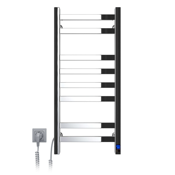Elektrischer Badheizkörper NAVIN Avangard 360x800 Sensor links, Timer
