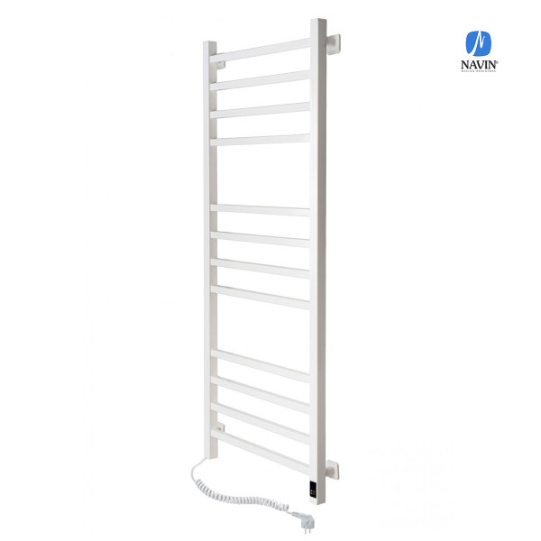 Elektrischer Badheizkörper Navin Loft 500x1200 Sensor weiß mit Timer links