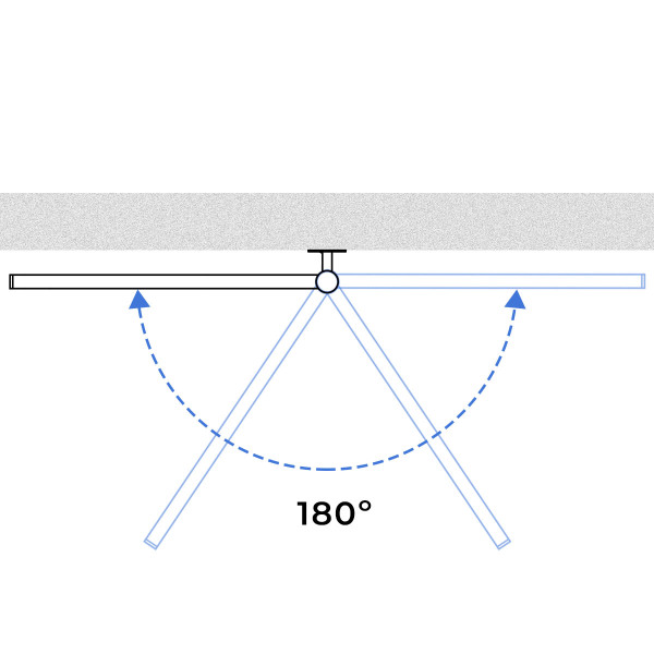 Elektrischer Badheizkörper ARABESQUE Sensor 480x1000 Schwarz