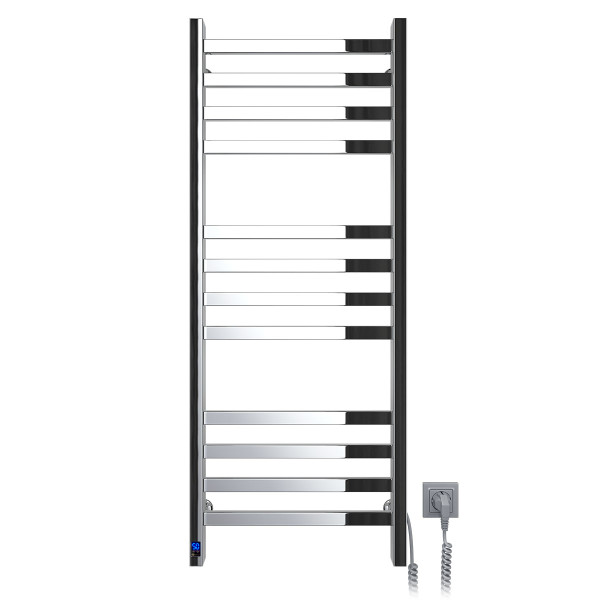 Edelstahl Handtuchheizkörper Elektrisch Avangard Sensor 480x1200 mit Kabelausgang rechts