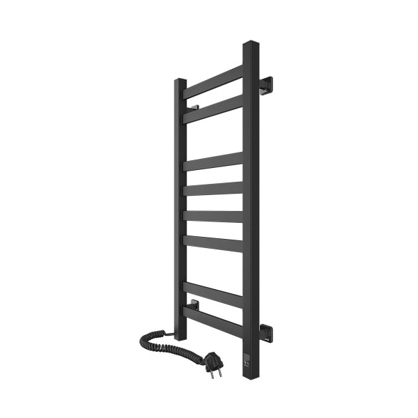 Elektrischer Badheizkörper Navin Avangard 360x800 Sensor, schwarz matt, links, Timer
