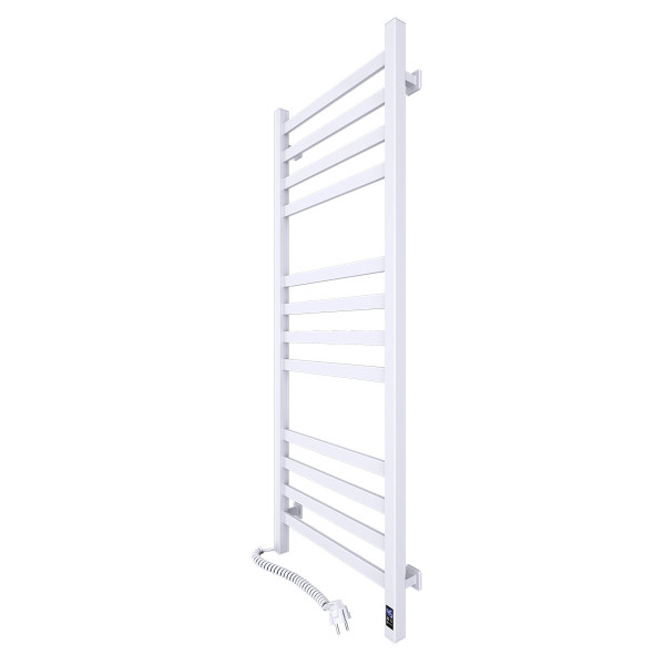 Elektrischer Badheizkörper NAVIN Avangard 480x1200 Sensor, weiß, links, Timer