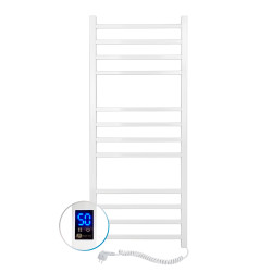 Elektrischer Handtuchheizkörper LOFT Sensor 500x1200 Weiß rechts