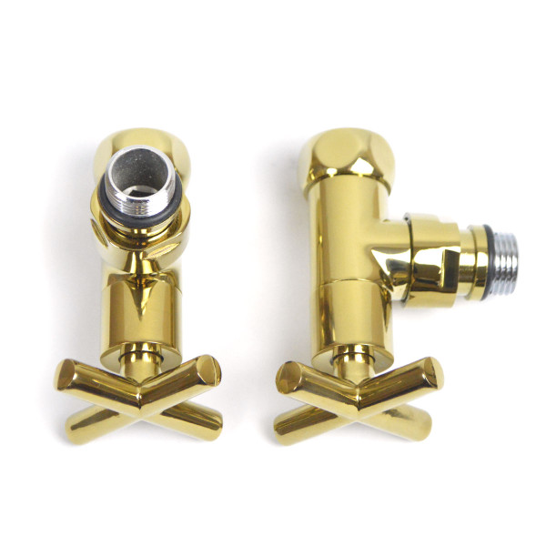 Navin Premium Eckventil 3/4x1/2, Gold, 2 Stück