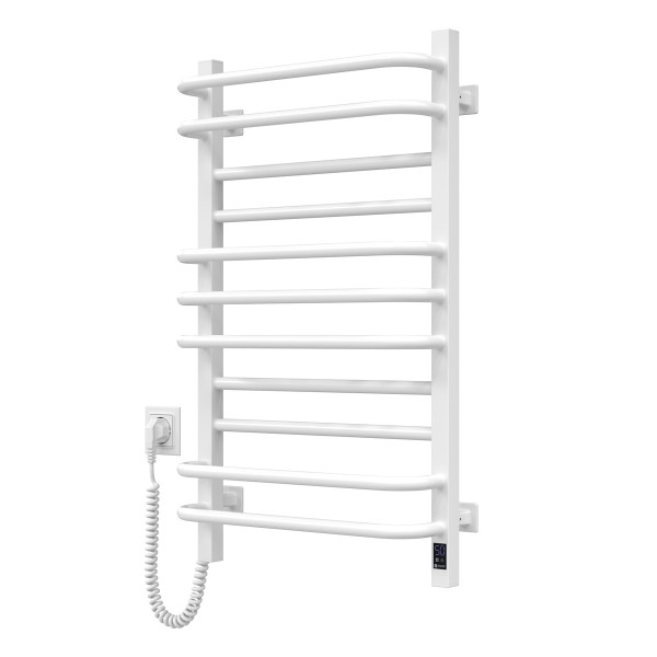 Elektrischer Badheizkörper Navin Grandis 480x800 Sensor, links, Timer, weiß