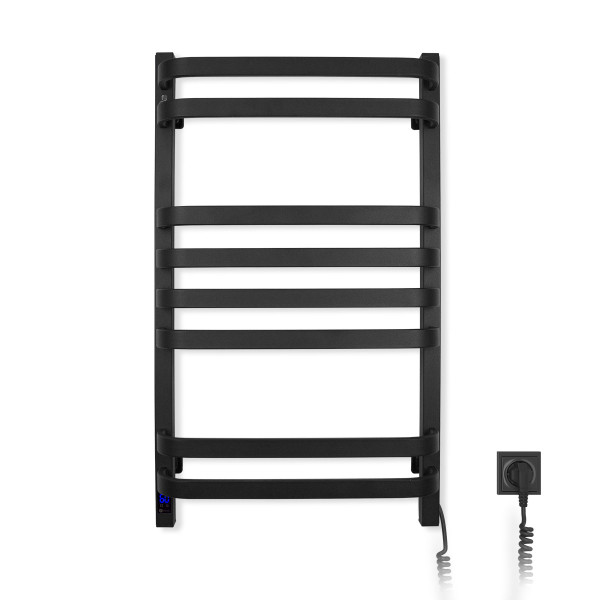 Elektrischer Badheizkörper Navin Stugna 480x800 Sensor rechts, schwarz mora
