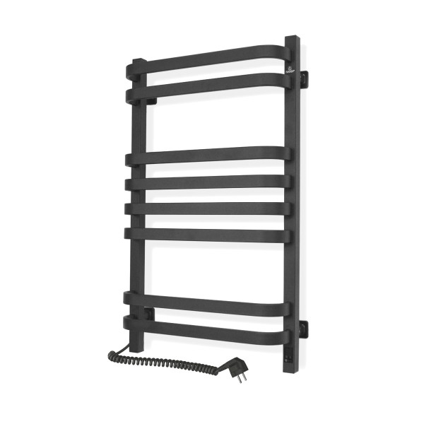 Elektrischer Badheizkörper Navin Stugna 480x800 Sensor links, schwarz mora