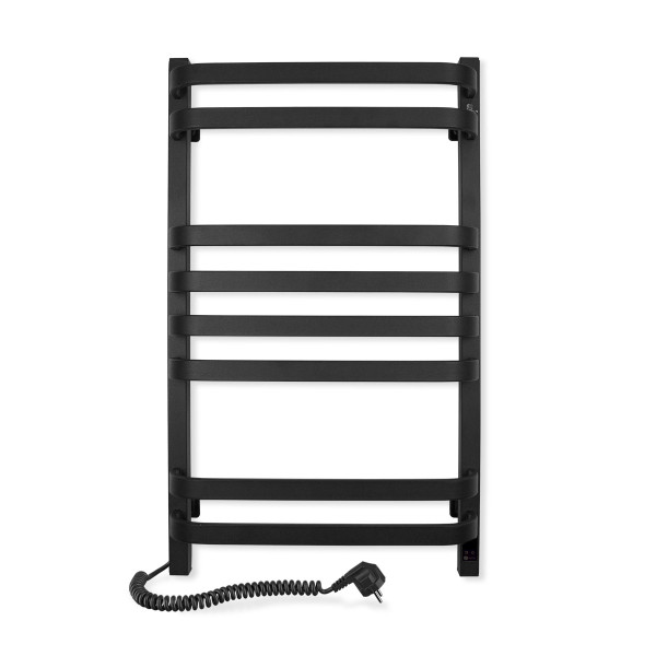Elektrischer Badheizkörper Navin Stugna 480x800 Sensor links, schwarz mora