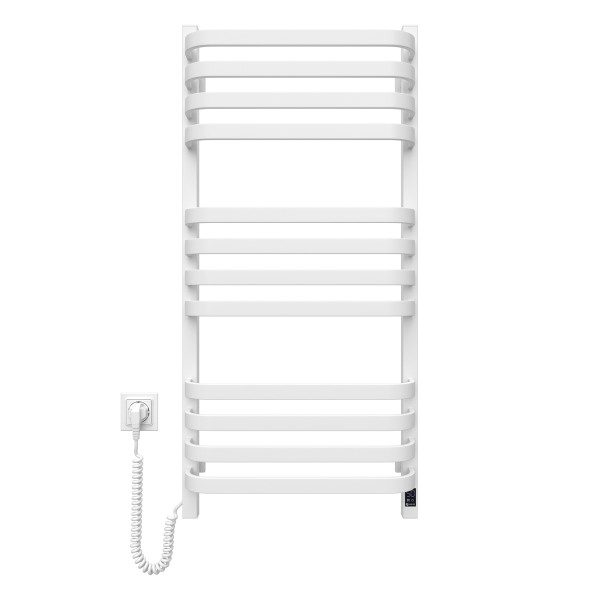 Elektrischer Badheizkörper Navin Stugna 480x1000 Sensor links, weiß
