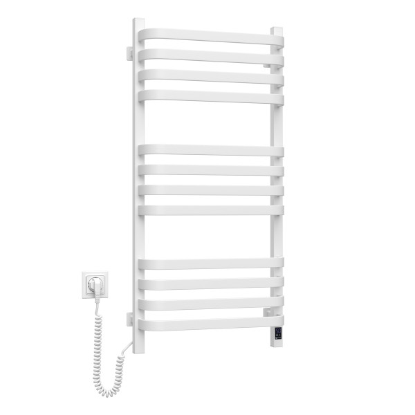 Elektrischer Badheizkörper Navin Stugna 480x1000 Sensor links, weiß
