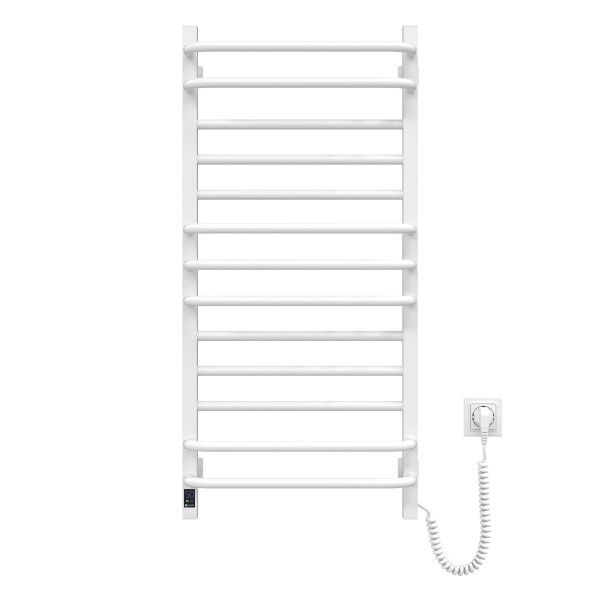 Elektrischer Badheizkörper Navin Grandis 480x1000 Sensor rechts, weiß, Timer
